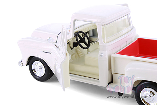 Showcasts® Collectibles - Chevy® 3100 Stepside™ Pickup Truck (1955, 1/24 scale diecast model car, Asstd.) 77236D MAP: $19.99