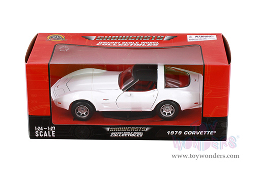 Showcasts® Collectibles - Chevrolet® Corvette® Hardtop (1979, 1/24 scale diecast model car, White) 77244WR MAP: $22.99