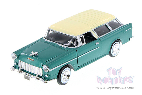 Showcasts® Collectibles - Chevrolet® Bel Air® Nomad™ Hardtop (1955, 1/24 scale diecast model car, Green) 77248GN MAP: $22.99