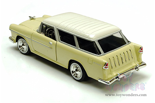 Showcasts® Collectibles - Chevy Bel Air Nomad Hardtop (1955, 1/24 scale diecast model car, Yellow) 77248YL MAP: $22.99