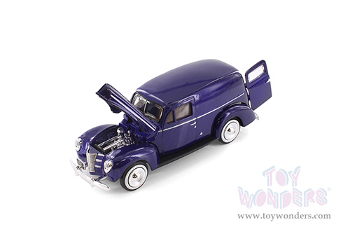 Showcasts® Collectibles - Ford Sedan Delivery (1940, 1/24 scale diecast model car, Purple) 77250D MAP: $19.99