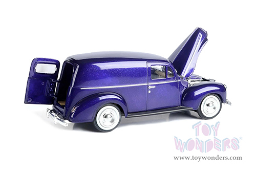 Showcasts® Collectibles - Ford Sedan Delivery Hardtop (1940, 1/24 scale diecast model car, Purple) 77250PR MAP: $22.99