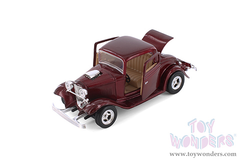 Showcasts® Collectibles - Ford Coupe V8 3-Window Coupe (1932, 1/24 scale diecast model car, Asstd.) 77251D MAP: $19.99