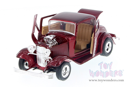 Showcasts® Collectibles - Ford Coupe Hard Top (1932, 1/24 scale diecast model car, Red) 77251R MAP: $22.99