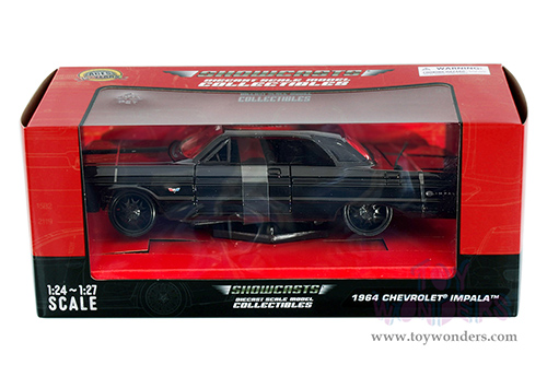 Showcasts® Collectibles - Chevrolet® Impala™ Hardtop (1964, 1/24 scale diecast model car, Black) 77259BK MAP: $22.99