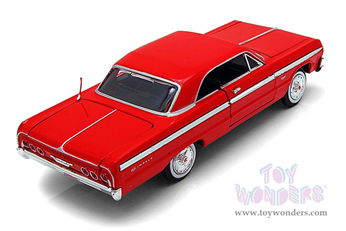 Showcasts® Collectibles - Chevy Impala Hardtop (1964, 1/24 scale diecast model car, Red) 77259R MAP: $22.99