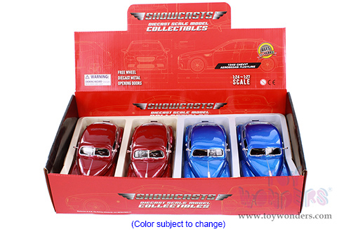 Showcasts® Collectibles - Chevy® Aerosedan Fleetline Hard Top (1948, 1/24 scale diecast model car, Asstd.) 77266D MAP: $19.99