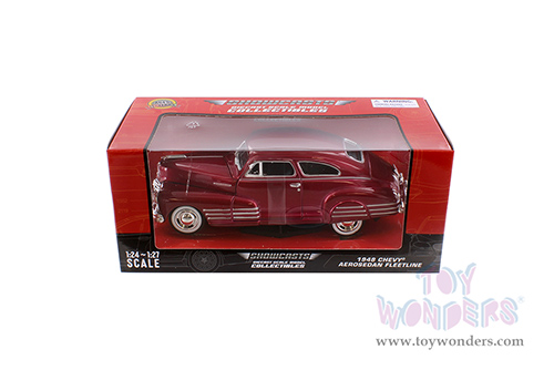 Showcasts® Collectibles - Chevy® Aerosedan Fleetline Hardtop  (1948, 1/24 scale diecast model car, Red) 77266R MAP: $22.99