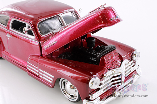 Showcasts® Collectibles - Chevy® Aerosedan Fleetline Hardtop  (1948, 1/24 scale diecast model car, Metallic Red) 77266RD MAP: $19.99