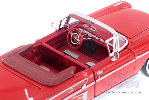Showcasts® Collectibles - Chevrolet® Impala™ Convertible (1958, 1/24 scale diecast model car, Red) 77267R MAP: $22.99