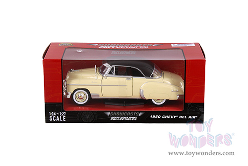 Showcasts®  Collectibles - Chevy® Bel Air® Hardtop (1950, 1/24 scale diecast model car, Cream/Brown top) 77268CM MAP: $22.99