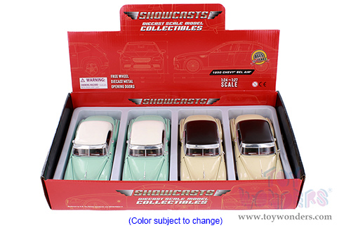 Showcasts®  Collectibles - Chevy® Bel Air® Hardtop (1950, 1/24 scale diecast model car, Asstd.) 77268D MAP: $19.99