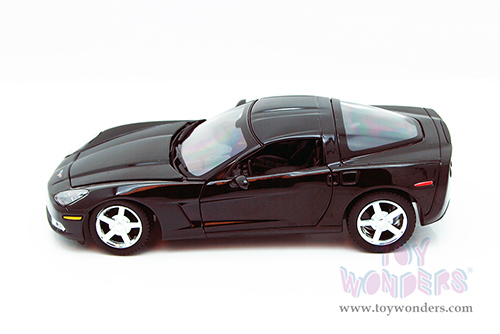 Showcasts® Collectibles - Chevy Corvette C6 Hardtop (2005, 1/24 scale diecast model car, Black) 77270BK MAP: $22.99