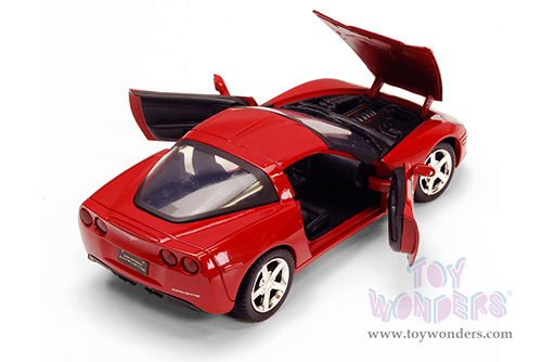 Showcasts® Collectibles - Chevy Corvette C6 Hardtop (2005, 1/24 scale diecast model car, Red) 77270R MAP: $22.99