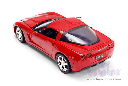 Showcasts® Collectibles - Chevy Corvette C6 Hardtop (2005, 1/24 scale diecast model car, Red) 77270R MAP: $22.99