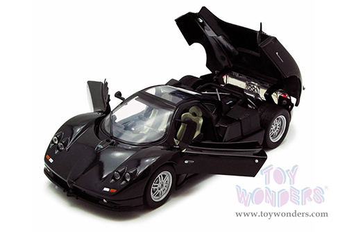 Showcasts® Collectibles - Pagani Zonda C12 w/ Sunroof (1/24 scale diecast model car, Black) 77272BK MAP: $22.99