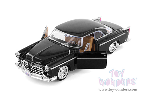 Showcasts® Collectibles - Chrysler C300 Hardtop (1955, 1/24 scale diecast model car, Black) 77302BK MAP: $22.99