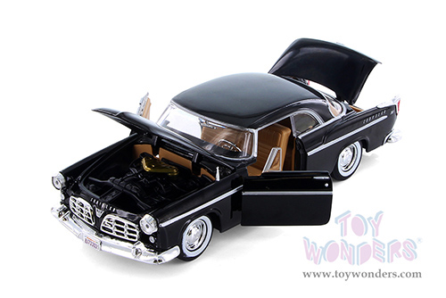 Showcasts® Collectibles - Chrysler C300 Hardtop (1955, 1/24 scale diecast model car, Black) 77302BK MAP: $22.99