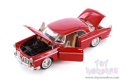 Showcasts® Collectibles - Chrysler C300 Hardtop (1955, 1/24 scale diecast model car, Red) 77302RD MAP: $19.99