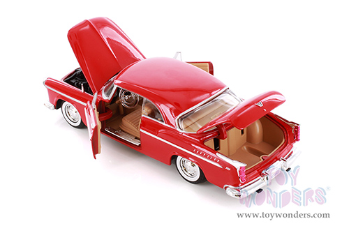 Showcasts® Collectibles - Chrysler C300 Hardtop (1955, 1/24 scale diecast model car, Red) 77302RD MAP: $19.99