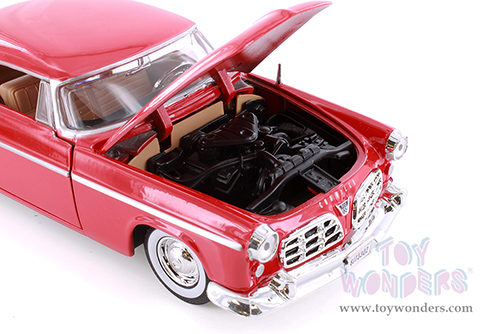 Showcasts® Collectibles - Chrysler C300 Hardtop (1955, 1/24 scale diecast model car, Red) 77302RD MAP: $19.99