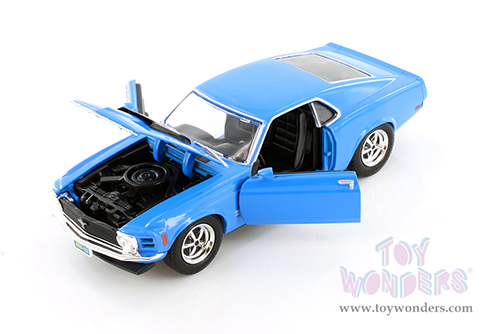 Showcasts® Collectibles - Ford Mustang Boss 429 Hardtop (1970, 1/24 scale diecast model car, Asstd.) 77303D MAP: $19.99