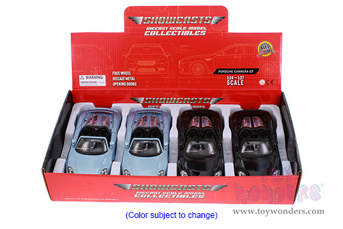 Showcasts® Collectibles - Porsche Carrera GT Convertible (1/24 scale diecast model car, Asstd.) 77305BK MAP: $19.99