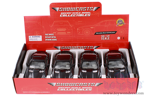 Showcasts® Collectibles - Mercedes Benz SLR McLaren Hardtop (1/24 scale diecast model car, Black) 77306D MAP: $19.99