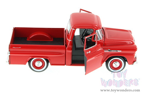 Showcasts® Collectibles - Chevy® Apache™ Fleetside Pickup Truck (1958, 1/24 scale diecast model car, Red) 77311R MAP: $22.99