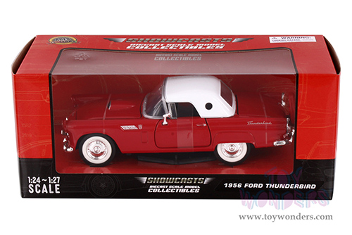 Showcasts® Collectibles - Ford Thunderbird Closed Convertible (1956, 1/24 scale diecast model car, Red) 77312R MAP: $22.99