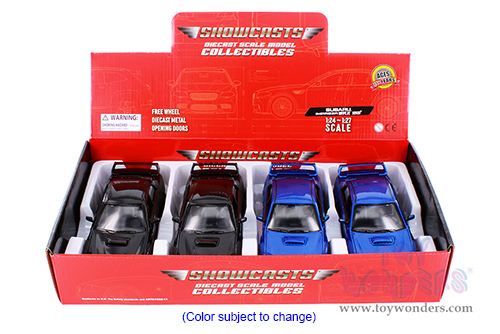 Showcasts® Collectibles - Subaru Impreza WRX STI Hardtop (1/24 scale diecast model car, Asstd.) 77330D MAP: $19.99