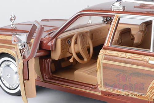 Showcasts® Collectibles - Chrysler LeBaron Town & Country Wagon (1979, 1/24 scale diecast model car, Brown) 77331ST MAP: $22.99