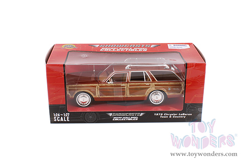 Showcasts® Collectibles - Chrysler LeBaron Town & Country Wagon (1979, 1/24 scale diecast model car, Brown) 77331ST MAP: $22.99