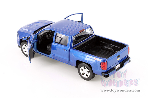 Showcasts® Collectibles - Chevy® Silverado™ 1500 LT Z71 Crew Cab Truck (2017, 1/27 scale diecast model car, Asstd.) 77348D MAP: $19.99