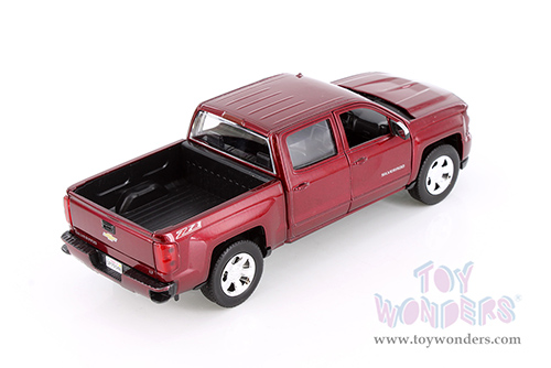 Showcasts® Collectibles - Chevy® Silverado™ 1500 LT Z71 Crew Cab Truck (2017, 1/27 scale diecast model car, Asstd.) 77348D MAP: $19.99