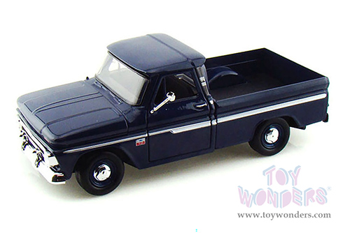 Showcasts® Collectibles - Chevy® C10 Fleetside™ Pickup (1966, 1/24 scale diecast model car, Dark Blue) 77355BU MAP: $22.99