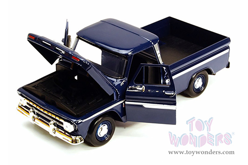 Showcasts® Collectibles - Chevy® C10 Fleetside™ Pickup (1966, 1/24 scale diecast model car, Dark Blue) 77355BU MAP: $22.99