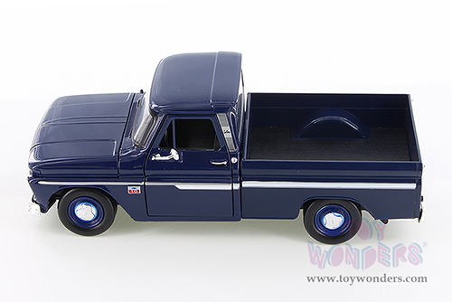 Showcasts® Collectibles - Chevy® C10 Fleetside™ Pickup (1966, 1/24 scale diecast model car, Dark Blue) 77355BU MAP: $22.99