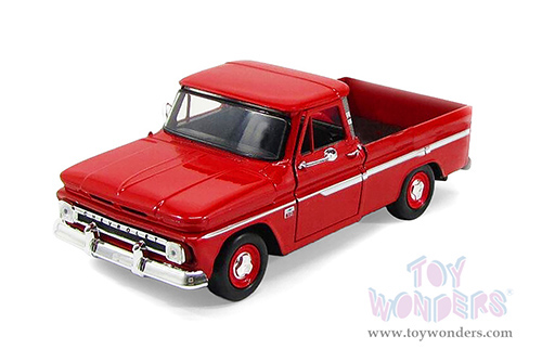 Showcasts® Collectibles - Chevy® C10 Fleetside™ Pickup (1966, 1/24 scale diecast model car, Red) 77355R MAP: $22.99