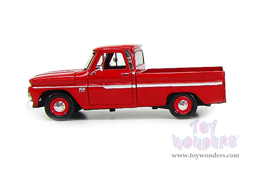 Showcasts® Collectibles - Chevy® C10 Fleetside™ Pickup (1966, 1/24 scale diecast model car, Red) 77355R MAP: $22.99