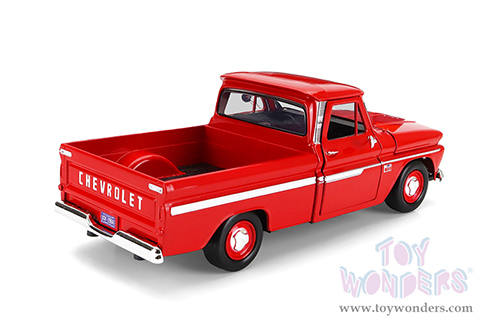 Showcasts® Collectibles - Chevy® C10 Fleetside™ Pickup (1966, 1/24 scale diecast model car, Red) 77355R MAP: $22.99