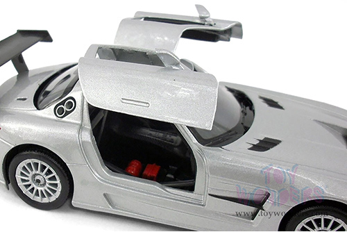 Showcasts® Collectibles - Mercedes-Benz SLS AMG GT3 (1/24 scale diecast model car, Silver) 77356SV MAP: $22.99