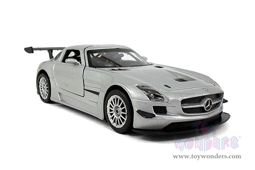 Showcasts® Collectibles - Mercedes-Benz SLS AMG GT3 (1/24 scale diecast model car, Silver) 77356SV MAP: $22.99