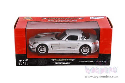Showcasts® Collectibles - Mercedes-Benz SLS AMG GT3 (1/24 scale diecast model car, Silver) 77356SV MAP: $22.99