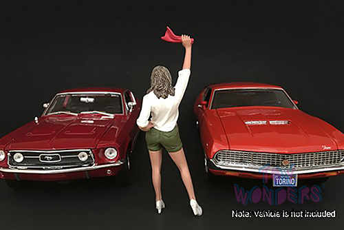 American Diorama Figurine - 70's Style Figure - II (1/18 scale, Green/White) 77452