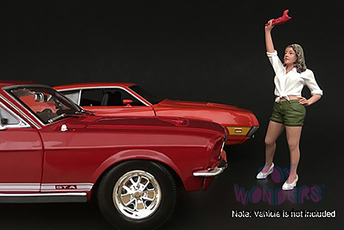 American Diorama Figurine - 70's Style Figure - II (1/18 scale, Green/White) 77452