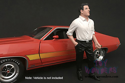 American Diorama Figurine - 70's Style Figure - III (1/18 scale, Black/White) 77453