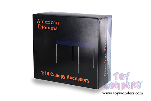 American Diorama Accessories - Canopy Set  (1/18 scale, White) 77588