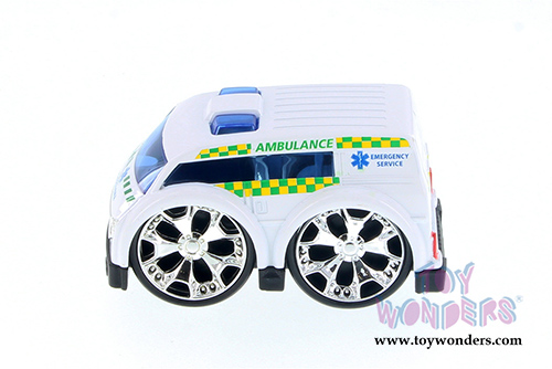 Showcasts Collectibles - Super Engine Rescue Racer | Ambulance (4" diecast model car, White) 78402D