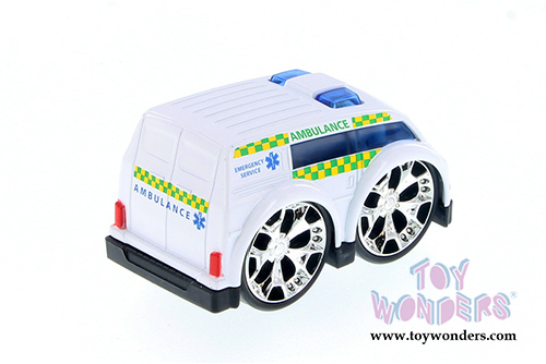 Showcasts Collectibles - Super Engine Rescue Racer | Ambulance (4" diecast model car, White) 78402D
